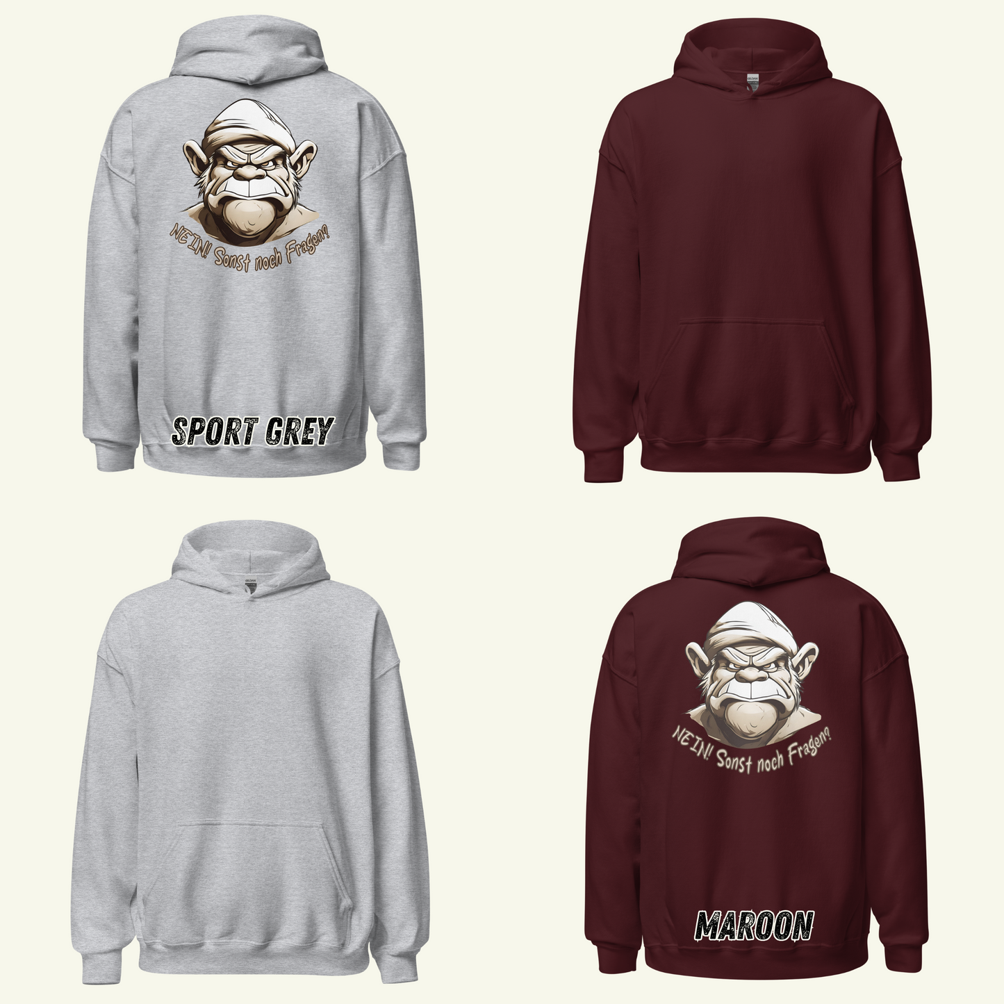 NEIN! Sonst noch Fragen? - Kapuzenpullover / Editionslimit: 1000 (EU)