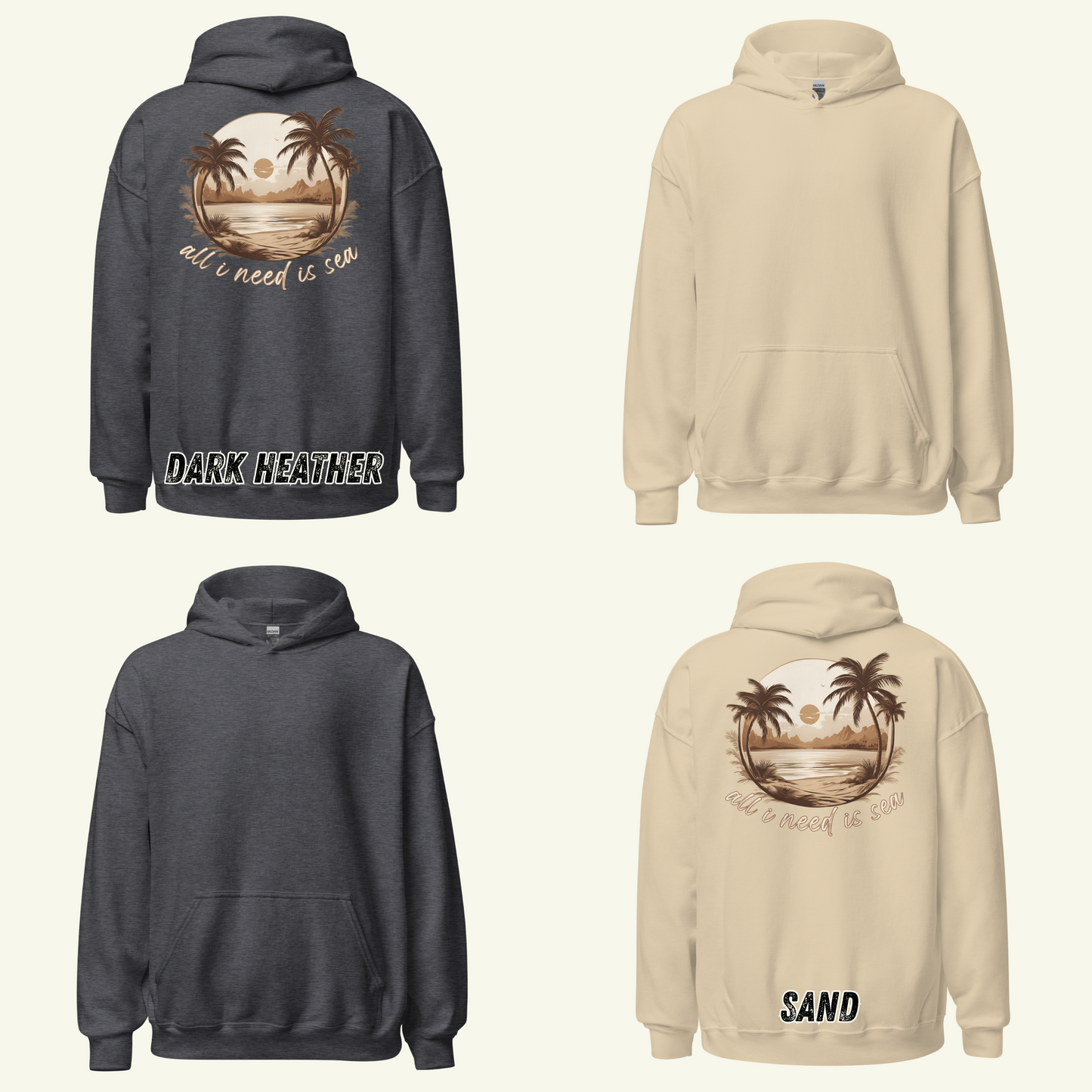 All i need is sea - Kapuzenpullover / Editionslimit: 1000 (EU)