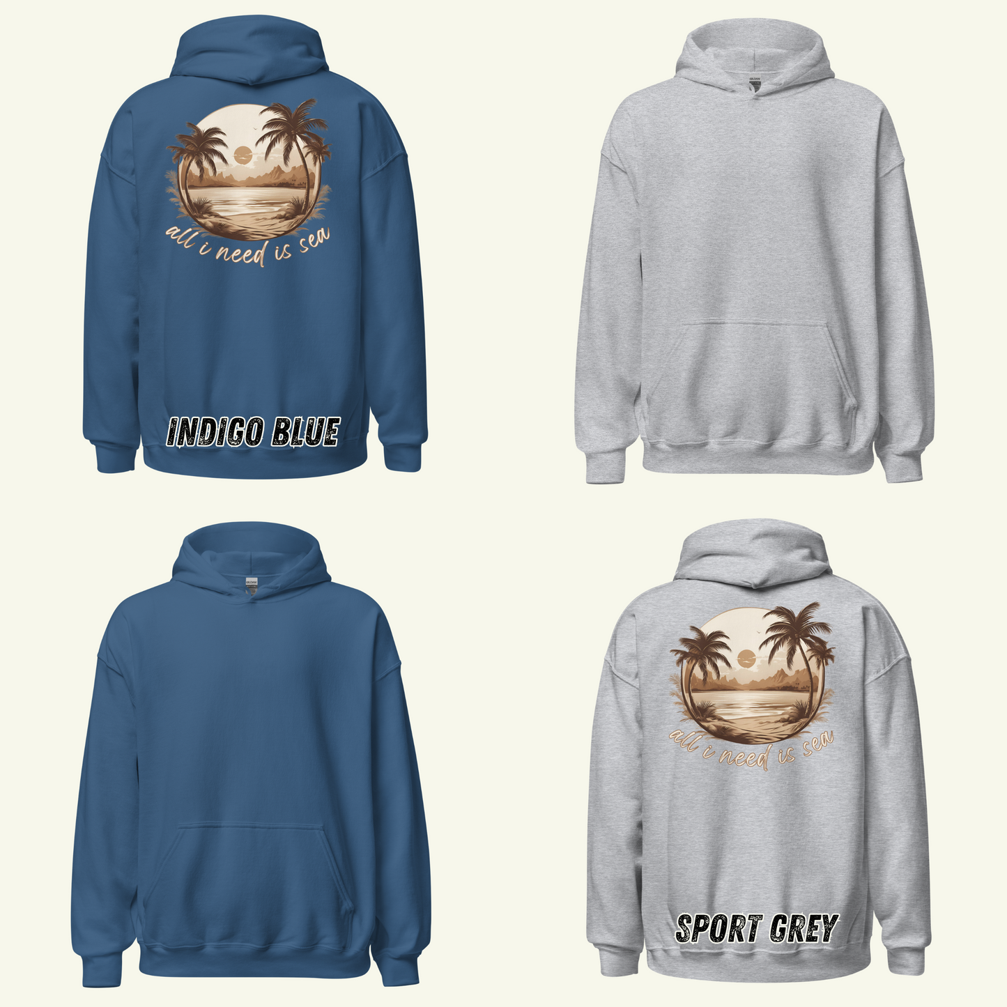 All i need is sea - Kapuzenpullover / Editionslimit: 1000 (EU)