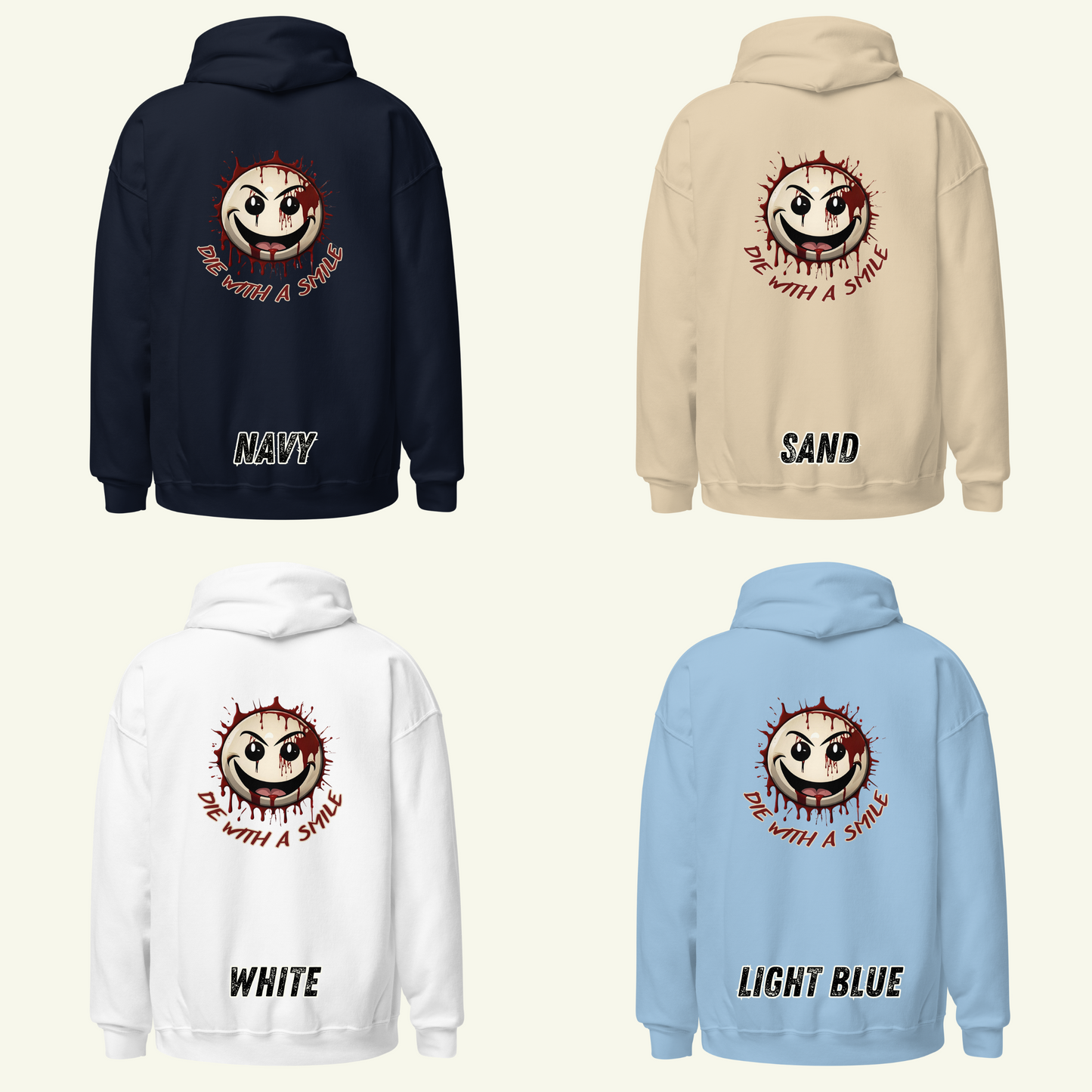 DIE WITH A SMILE 2 - Kapuzenpullover / Editionslimit: 1000 (EU)