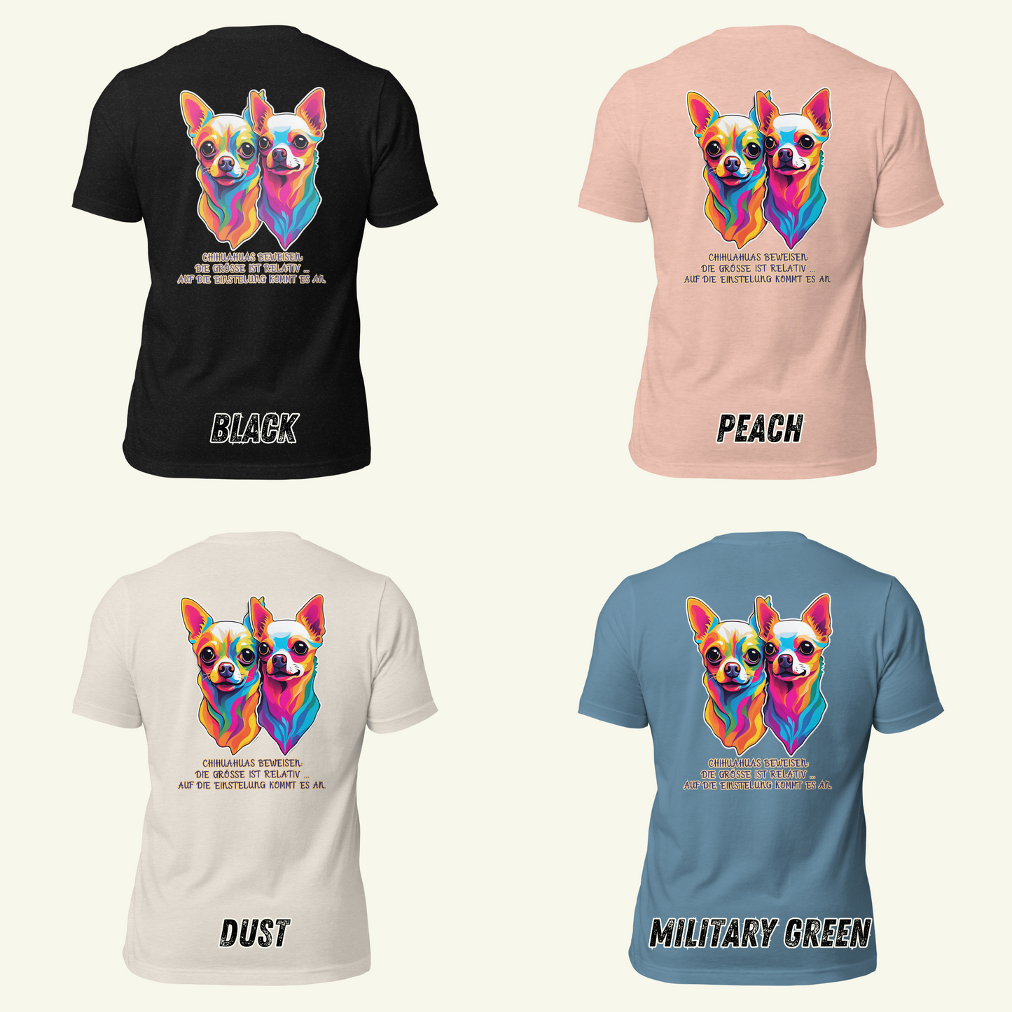 Chihuahuas beweisen ... - T-Shirt / Editionslimit: 1000 (EU)