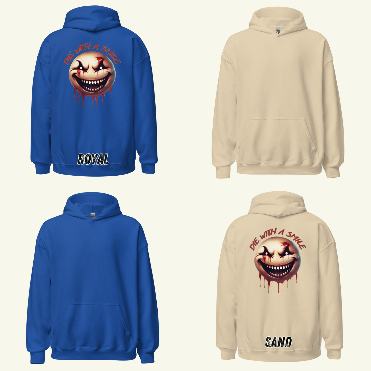 DIE WITH A SMILE - Kapuzenpullover / Editionslimit: 500 (EU)