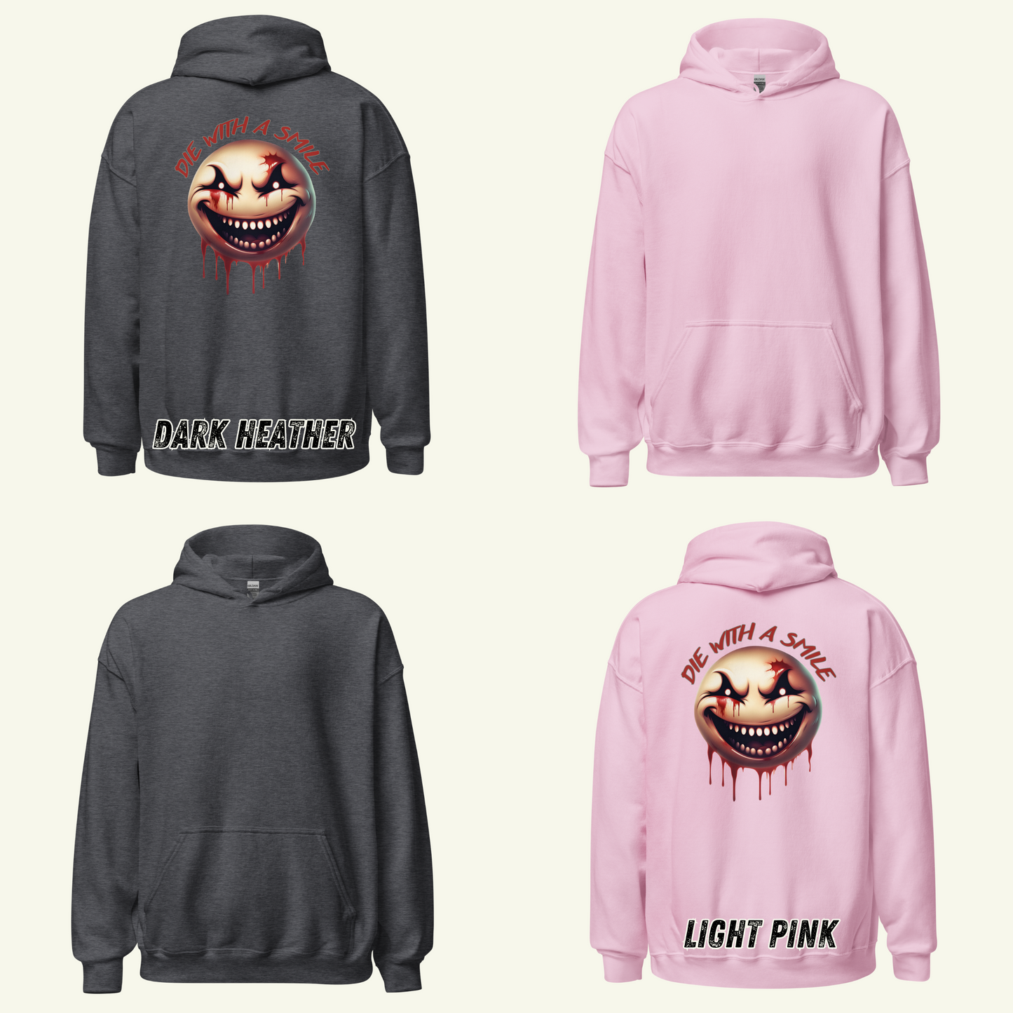 DIE WITH A SMILE - Kapuzenpullover / Editionslimit: 500 (EU)