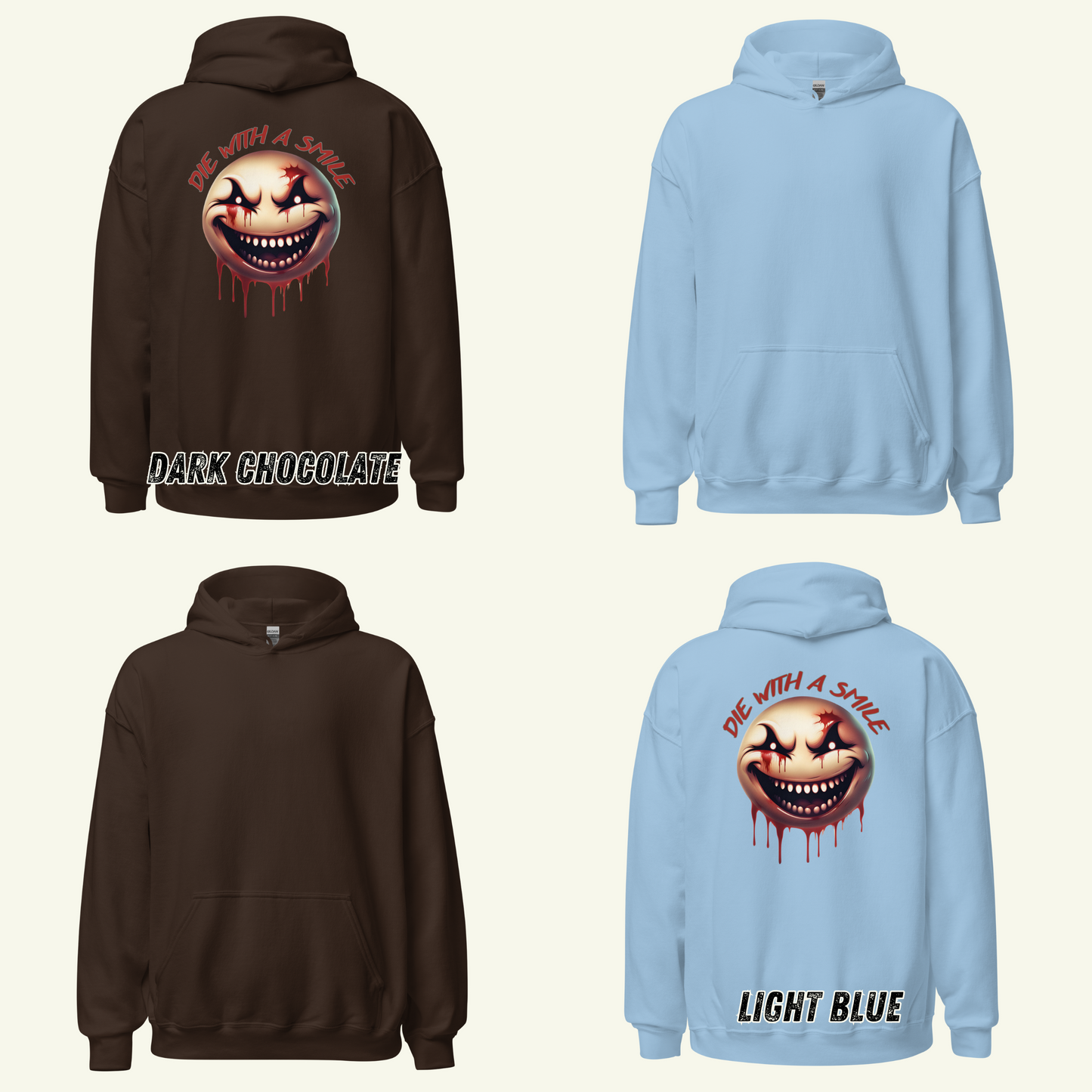 DIE WITH A SMILE - Kapuzenpullover / Editionslimit: 500 (EU)