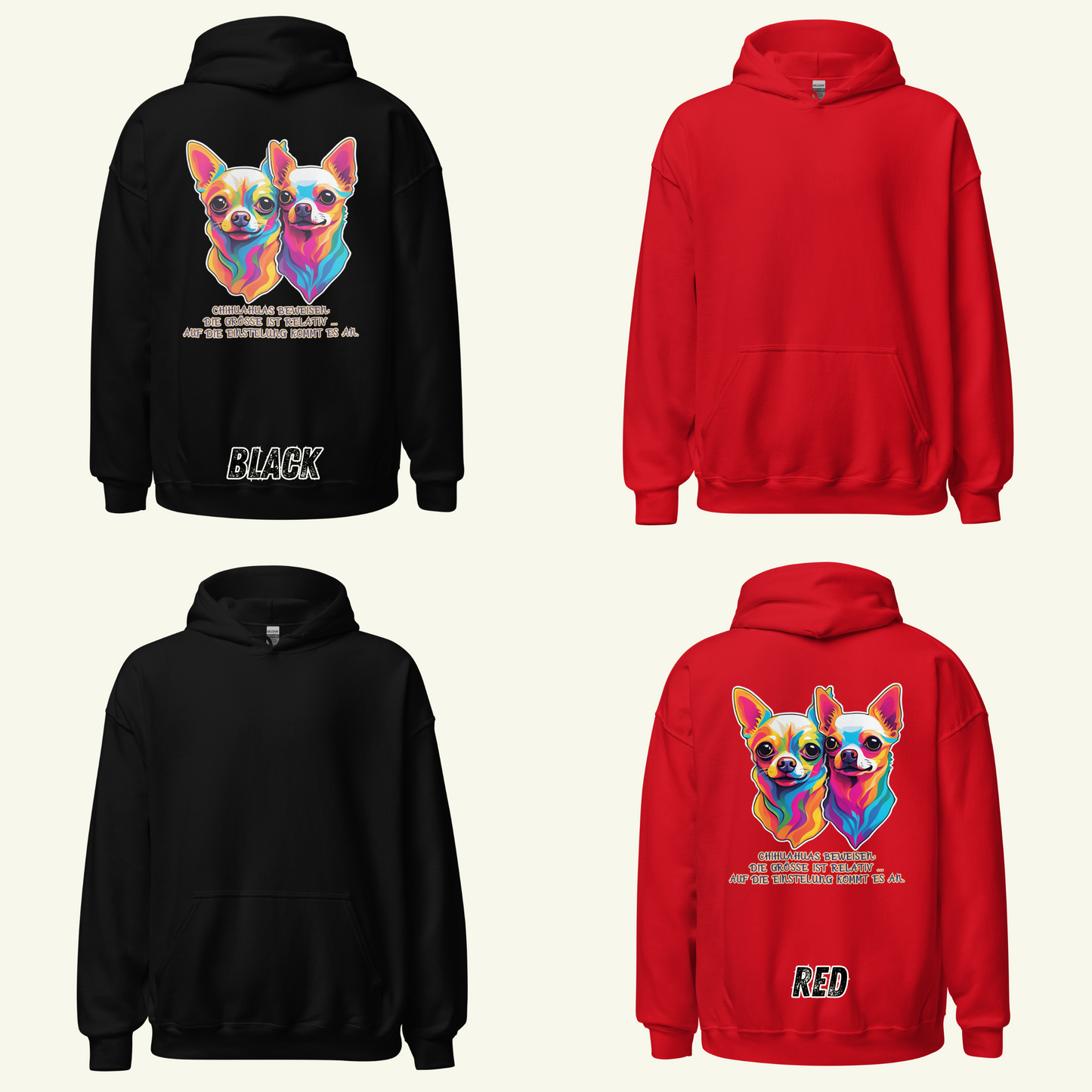 Chihuahuas beweisen ... - Kapuzenpullover / Editionslimit: 1000 (EU)