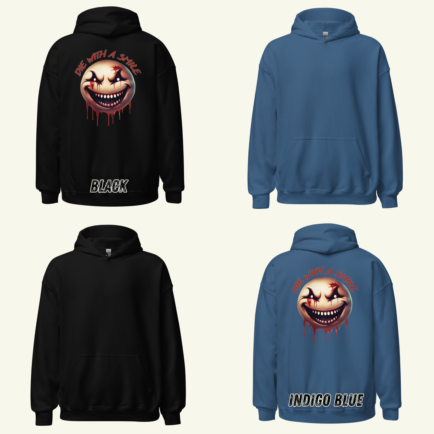 DIE WITH A SMILE - Kapuzenpullover / Editionslimit: 500 (EU)