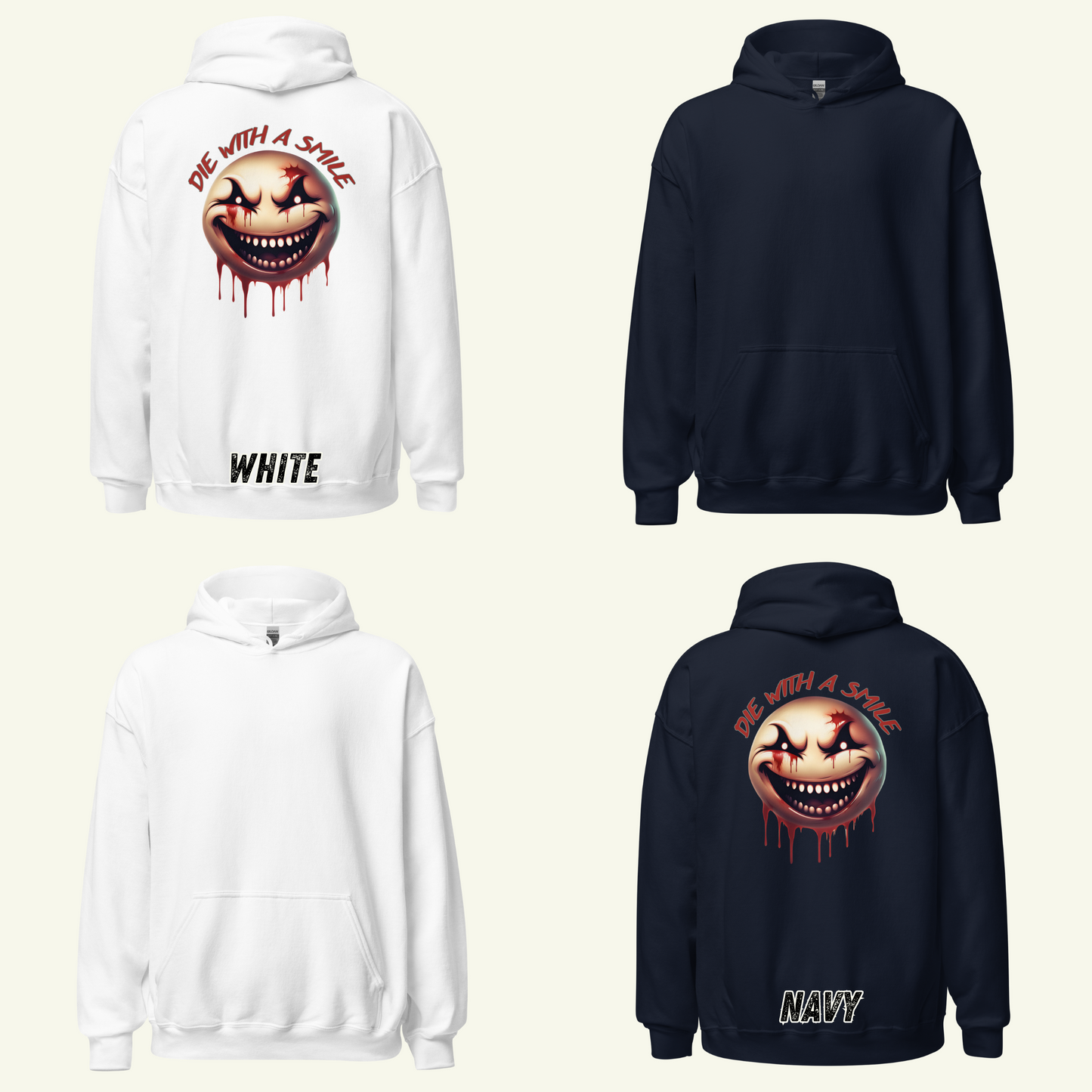 DIE WITH A SMILE - Kapuzenpullover / Editionslimit: 500 (EU)