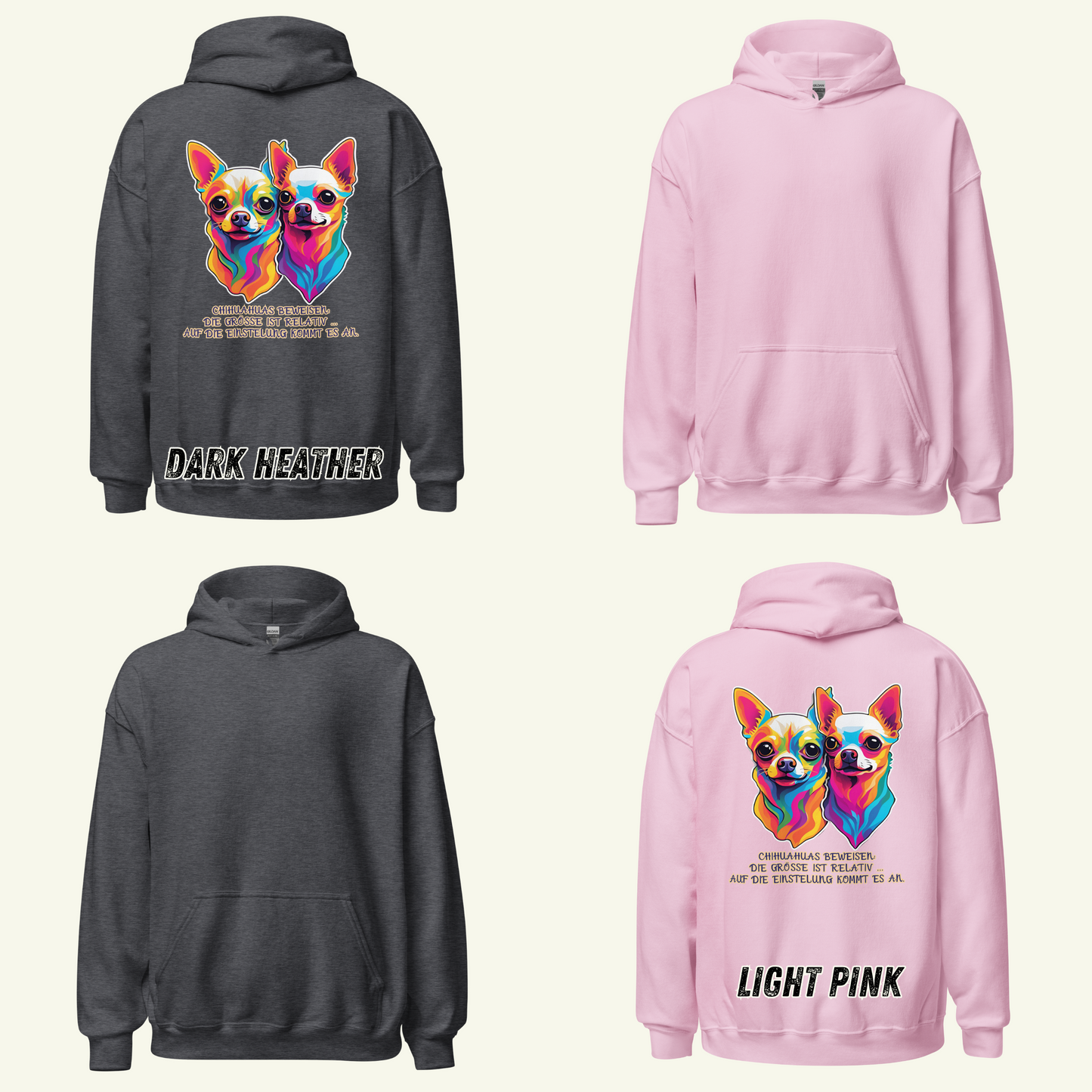 Chihuahuas beweisen ... - Kapuzenpullover / Editionslimit: 1000 (EU)