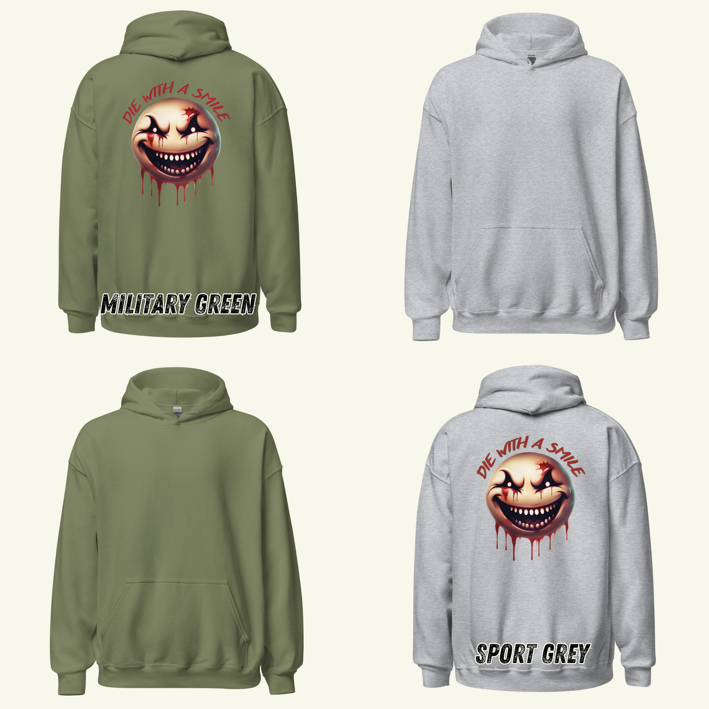 DIE WITH A SMILE - Kapuzenpullover / Editionslimit: 500 (EU)