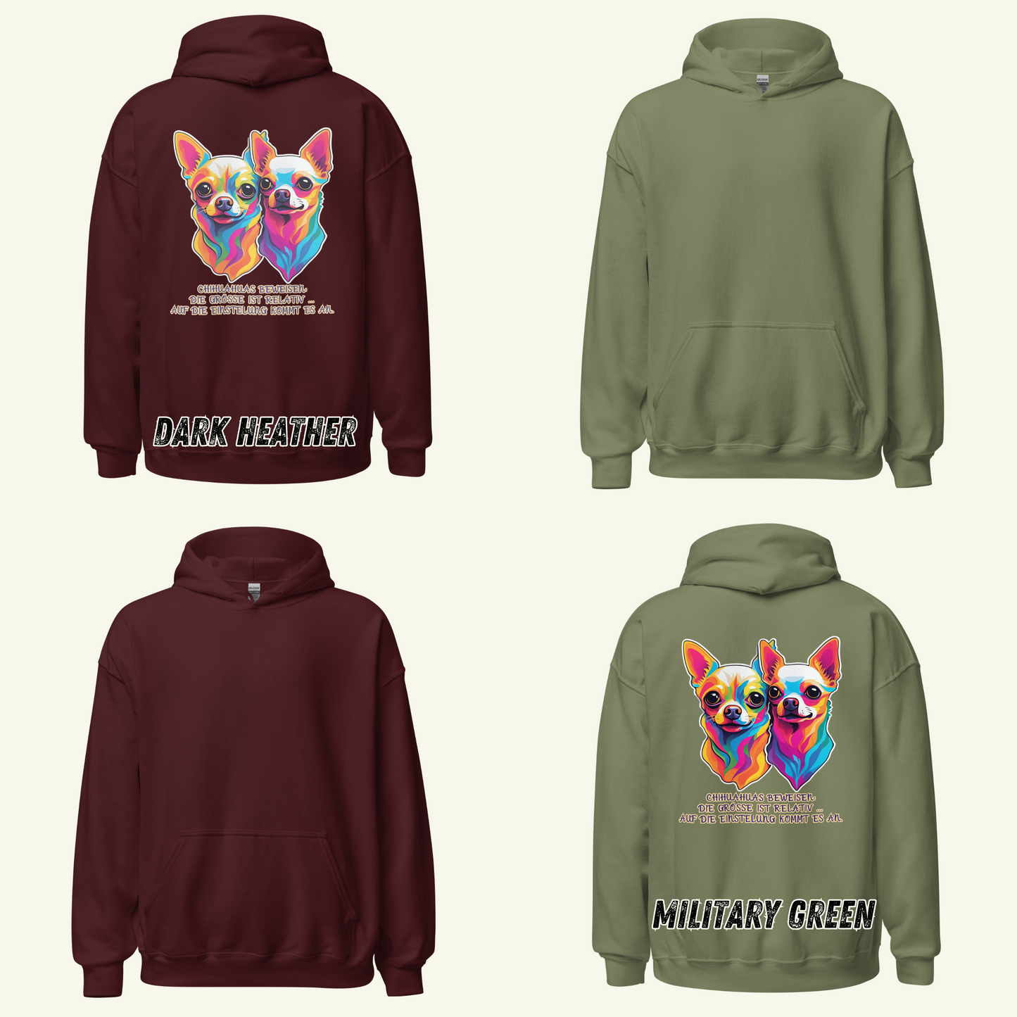 Chihuahuas beweisen ... - Kapuzenpullover / Editionslimit: 1000 (EU)