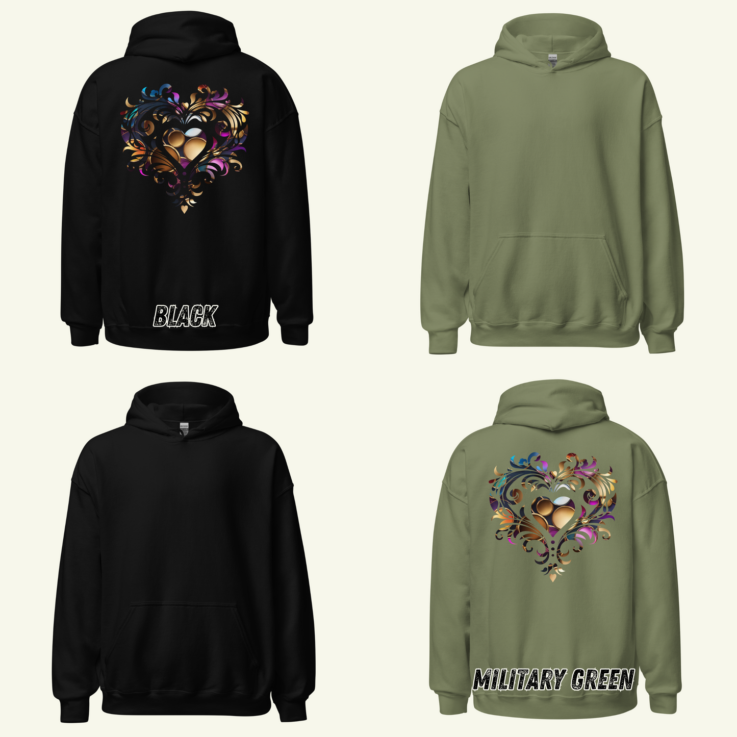 Herzlich bunt - Kapuzenpullover / Editionslimit: 1000 (EU)