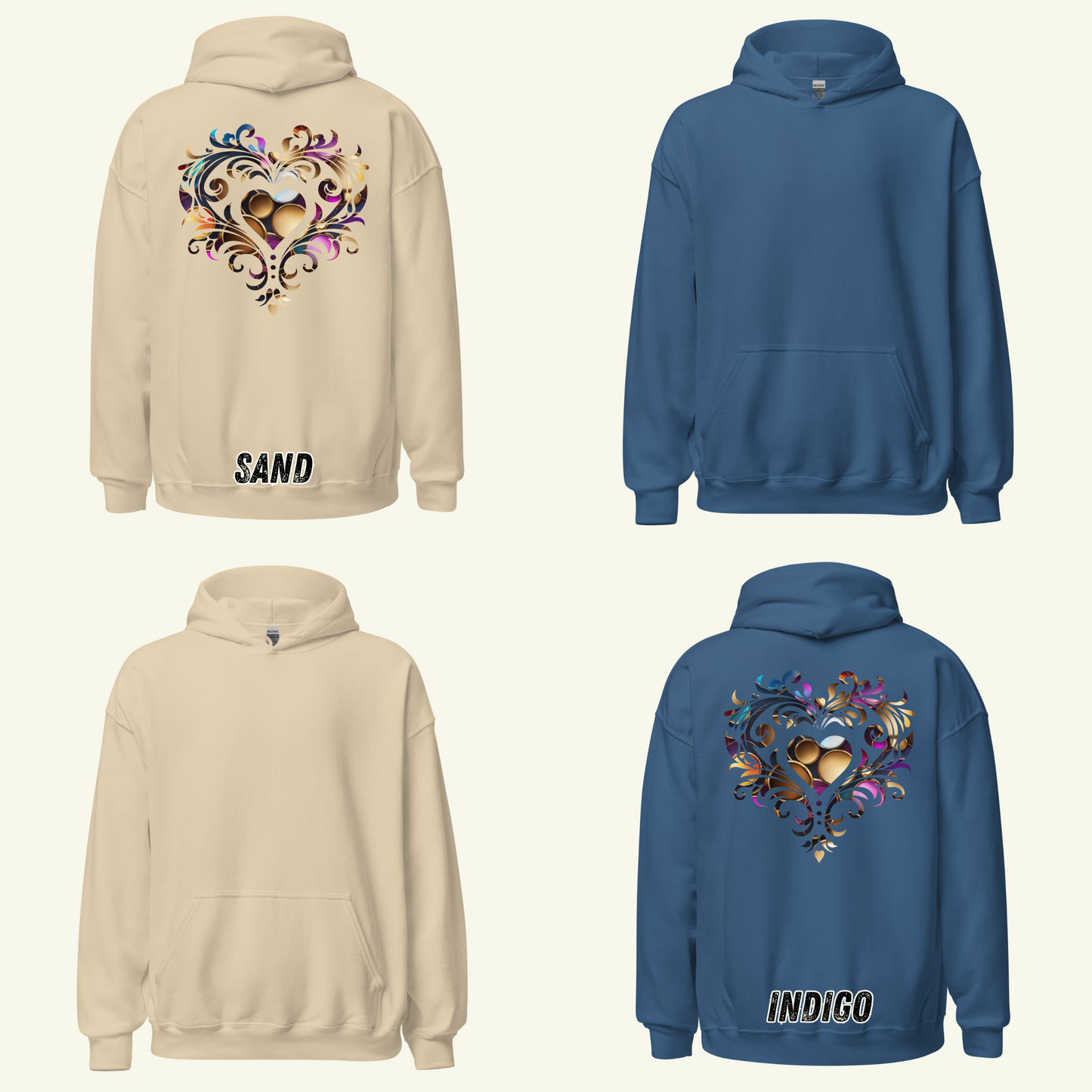 Herzlich bunt - Kapuzenpullover / Editionslimit: 1000 (EU)