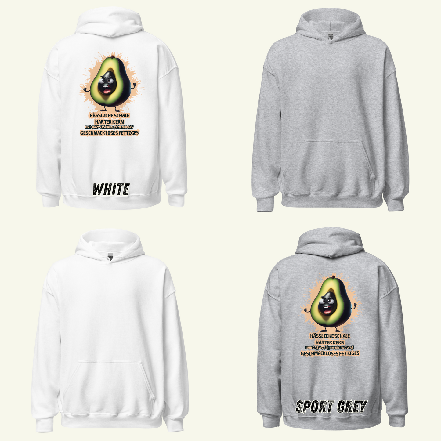 Bist Du eine Avocado? - Kapuzenpullover / Editionslimit: 1000 (EU)