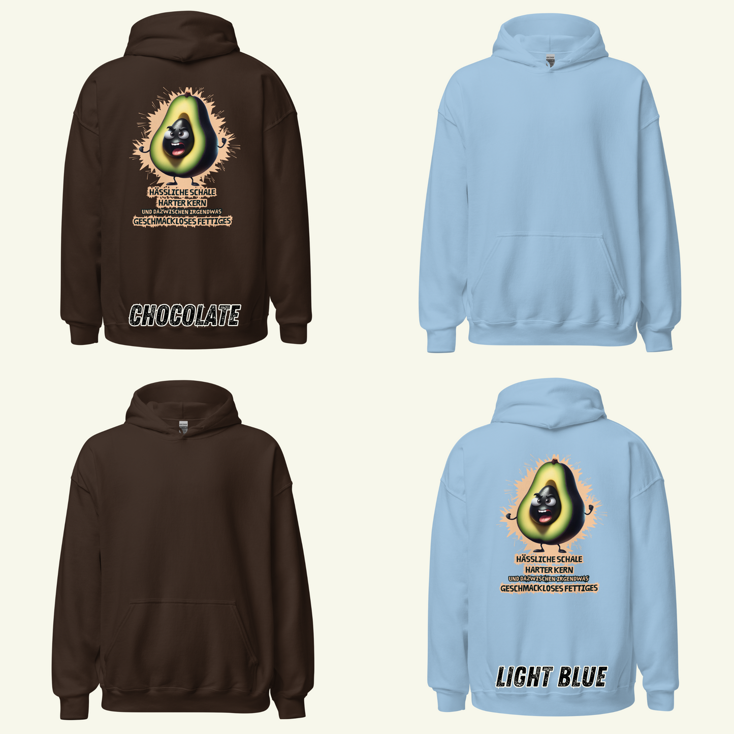 Bist Du eine Avocado? - Kapuzenpullover / Editionslimit: 1000 (EU)