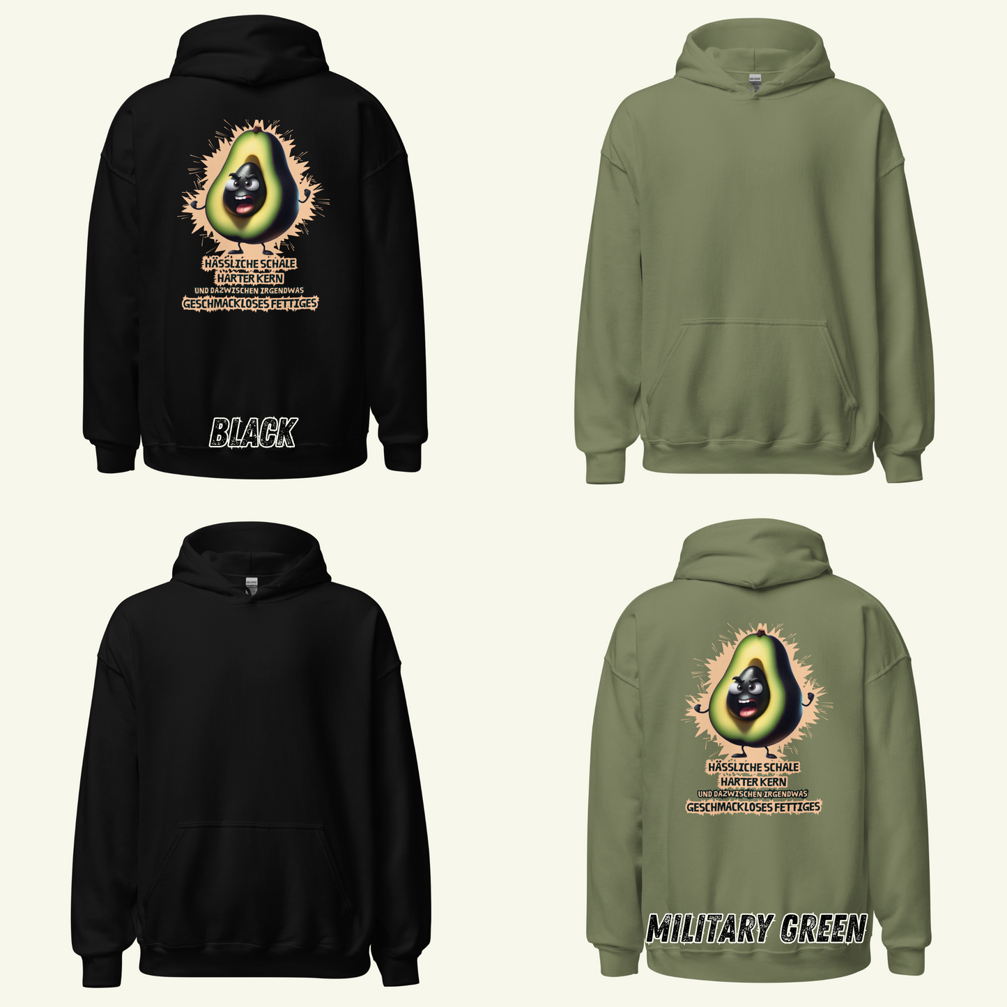 Bist Du eine Avocado? - Kapuzenpullover / Editionslimit: 1000 (EU)