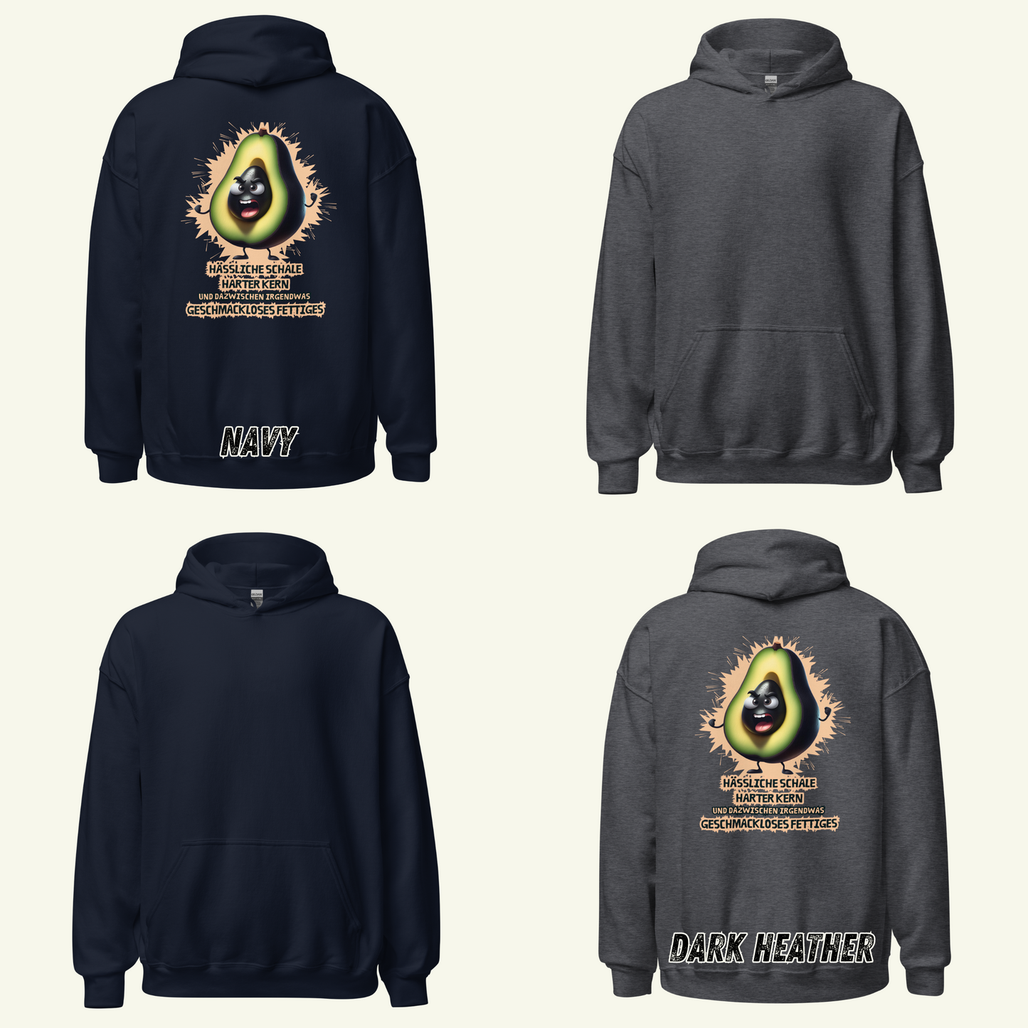 Bist Du eine Avocado? - Kapuzenpullover / Editionslimit: 1000 (EU)