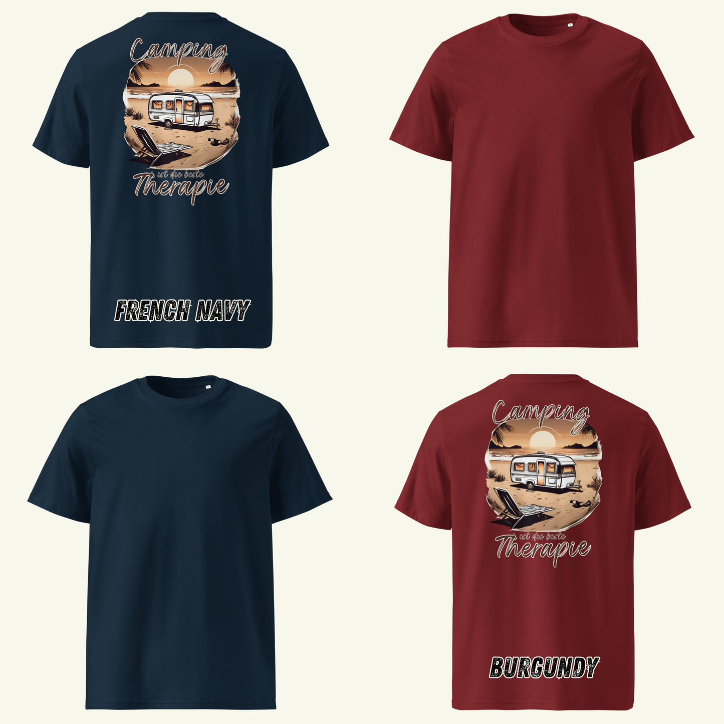 Camping ist die beste Therapie - T-Shirt / Editionslimit: 1000 (EU)