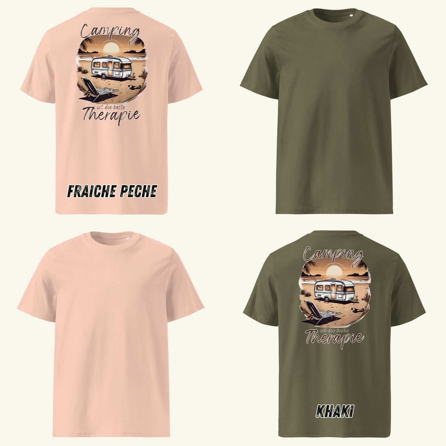 Camping ist die beste Therapie - T-Shirt / Editionslimit: 1000 (EU)