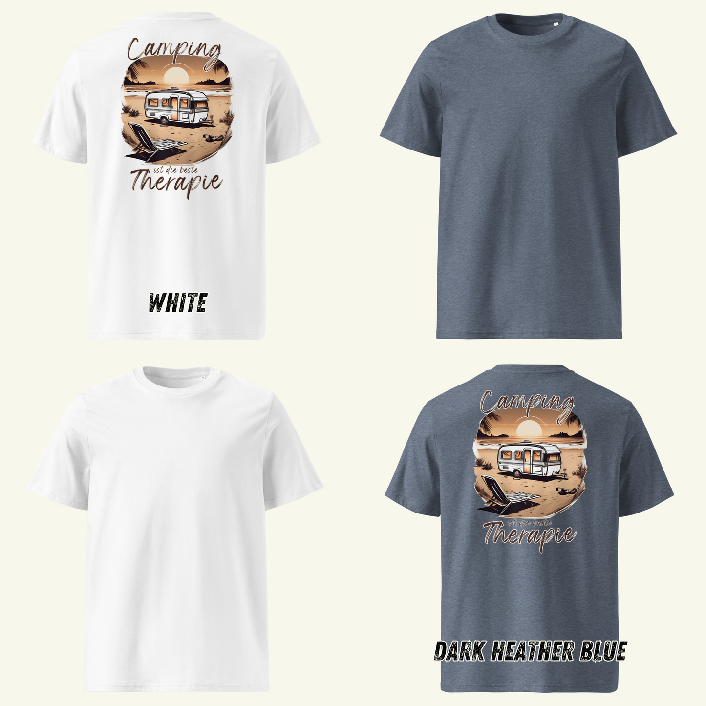 Camping ist die beste Therapie - T-Shirt / Editionslimit: 1000 (EU)