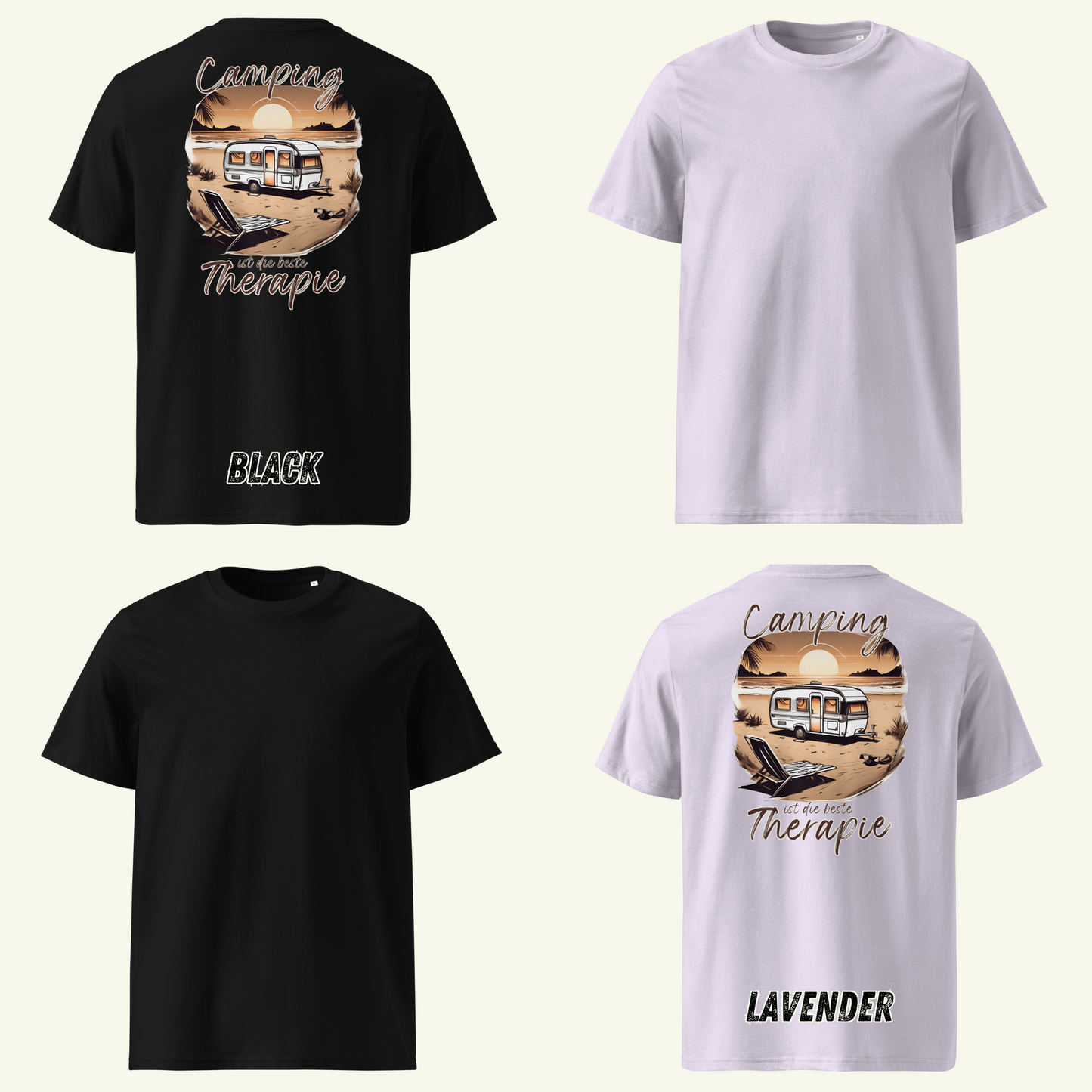 Camping ist die beste Therapie - T-Shirt / Editionslimit: 1000 (EU)