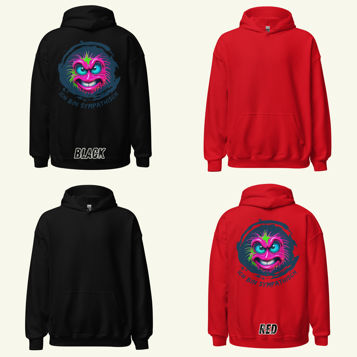 Ich bin sympathisch! - Kapuzenpullover / Editionslimit: 1000 (EU)