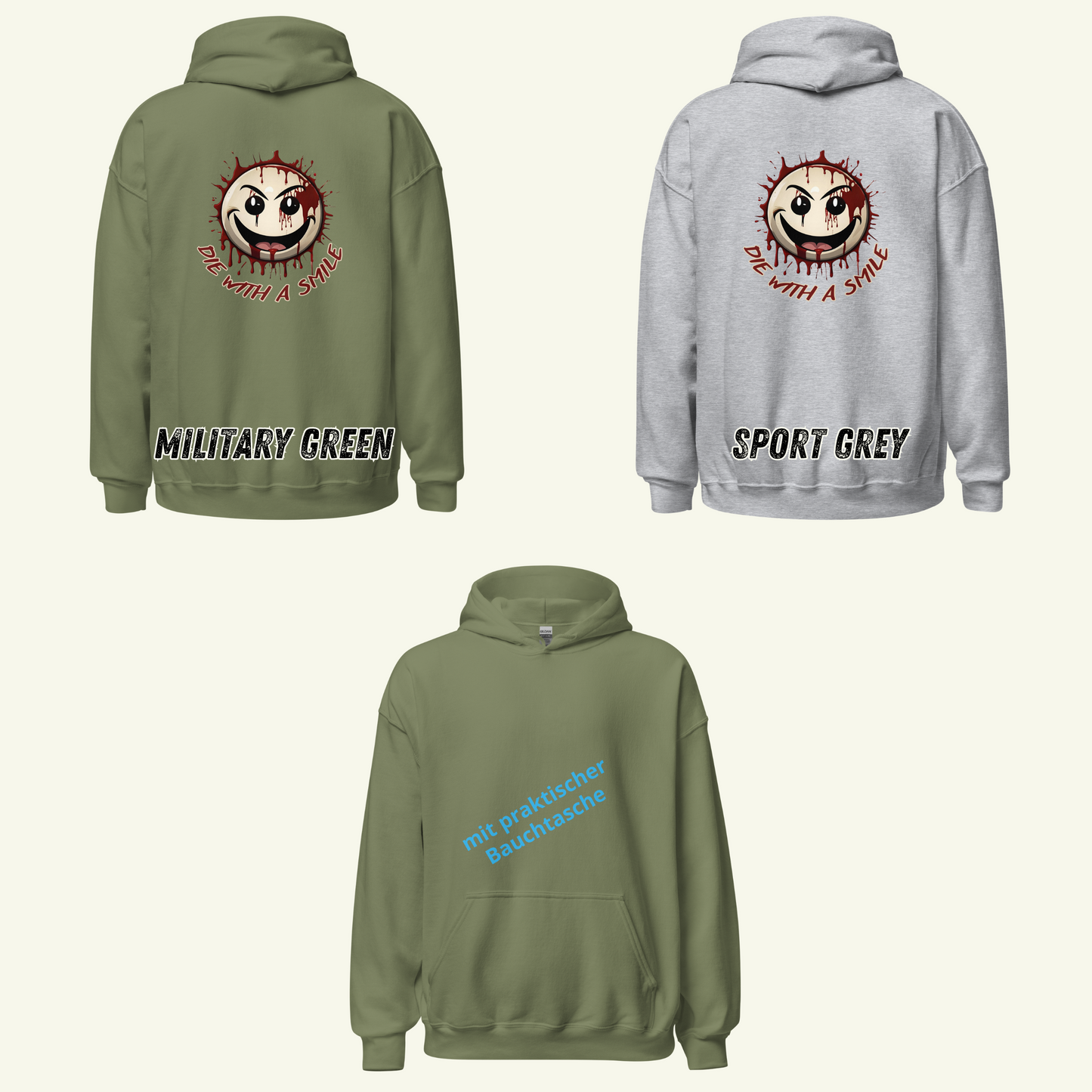 DIE WITH A SMILE 2 - Kapuzenpullover / Editionslimit: 1000 (EU)