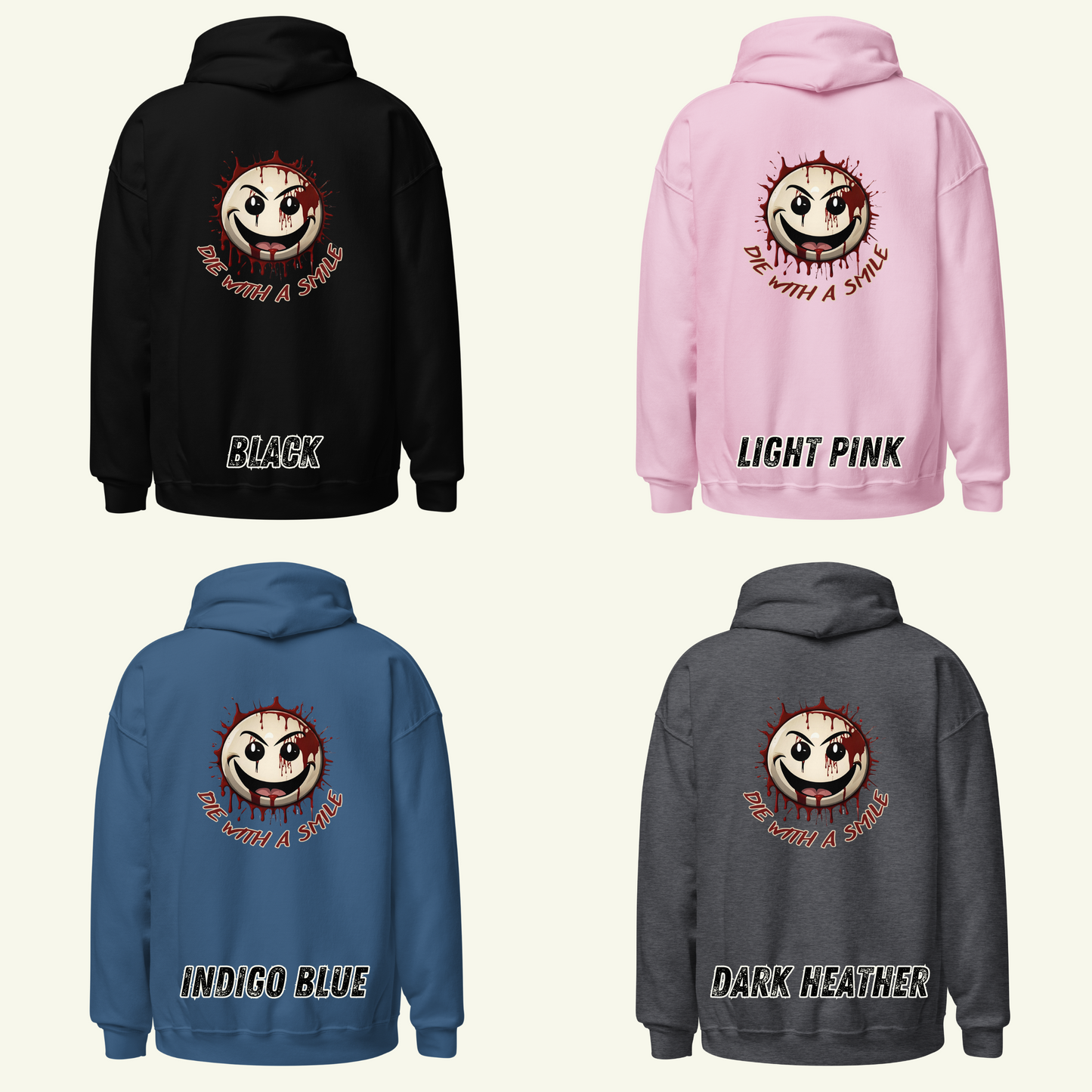 DIE WITH A SMILE 2 - Kapuzenpullover / Editionslimit: 1000 (EU)