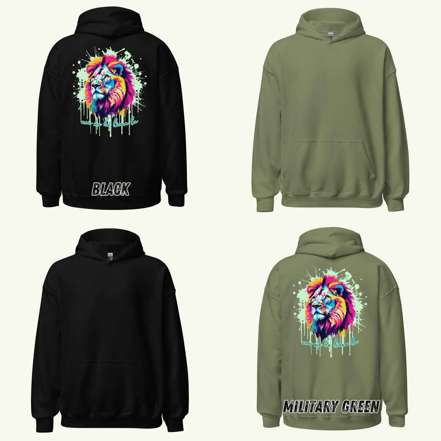 Frei wie ein Löwe - Kapuzenpullover / Editionslimit: 1000 (EU)